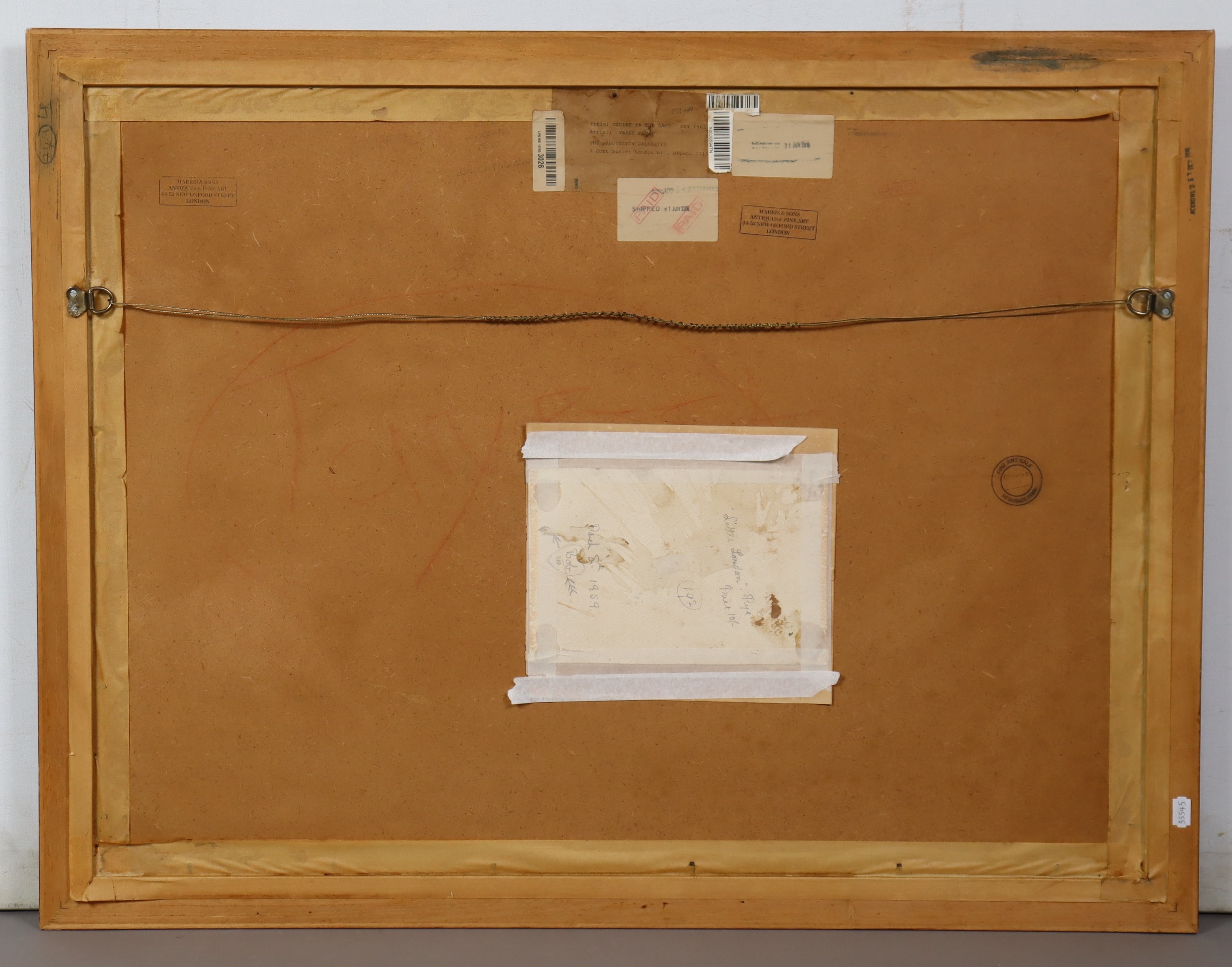 Artwork by Terry Frost, Circles In The Sand, Made of watercolour