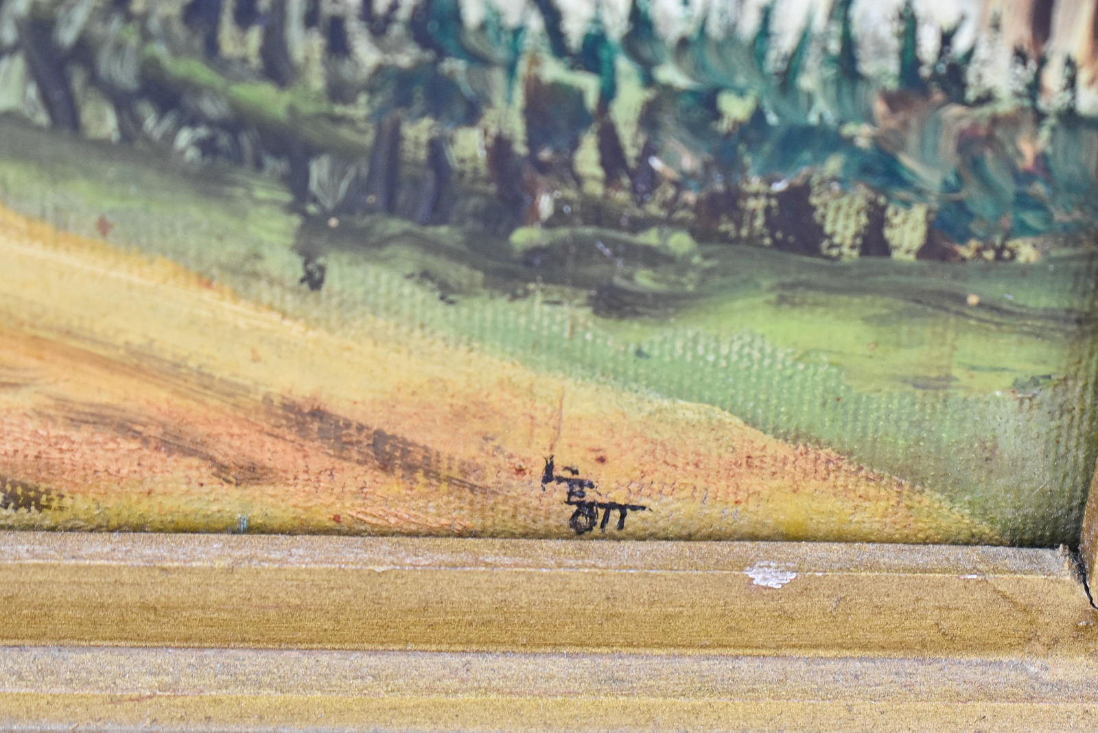 Artwork by E. L. Ott, A HOME ON THE MISSISSIPPI, Made of oil painting on canvas