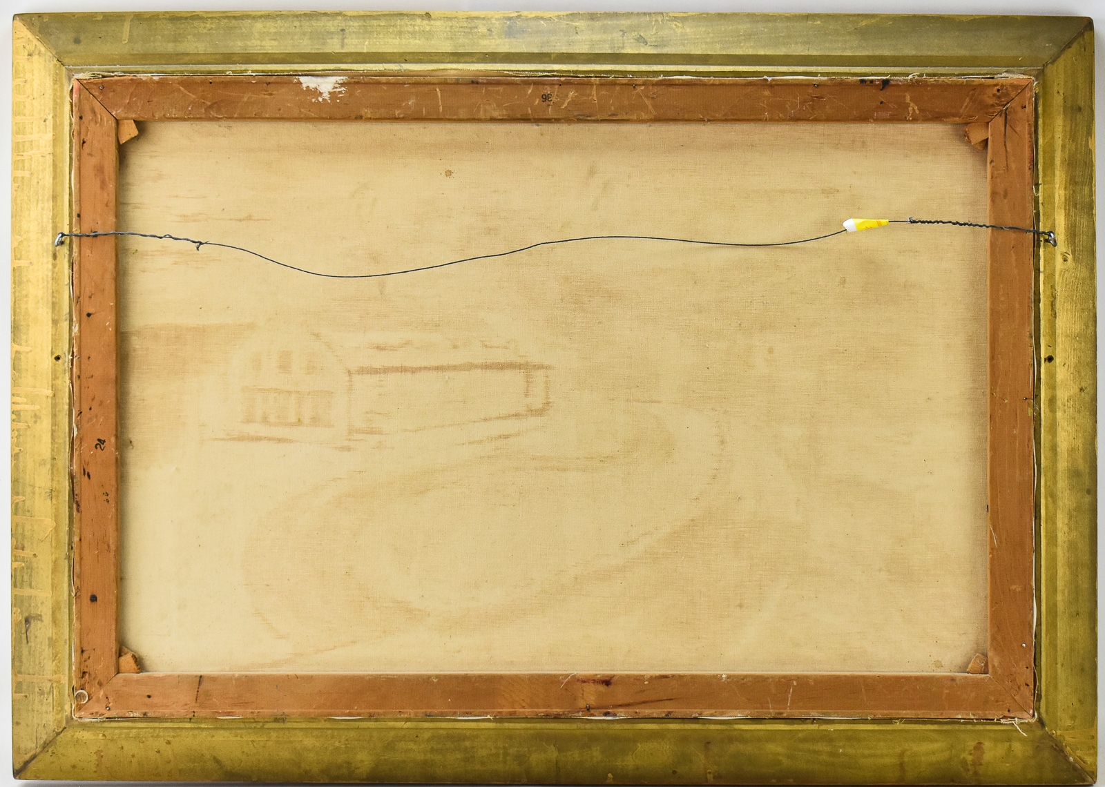 Artwork by E. L. Ott, A HOME ON THE MISSISSIPPI, Made of oil painting on canvas