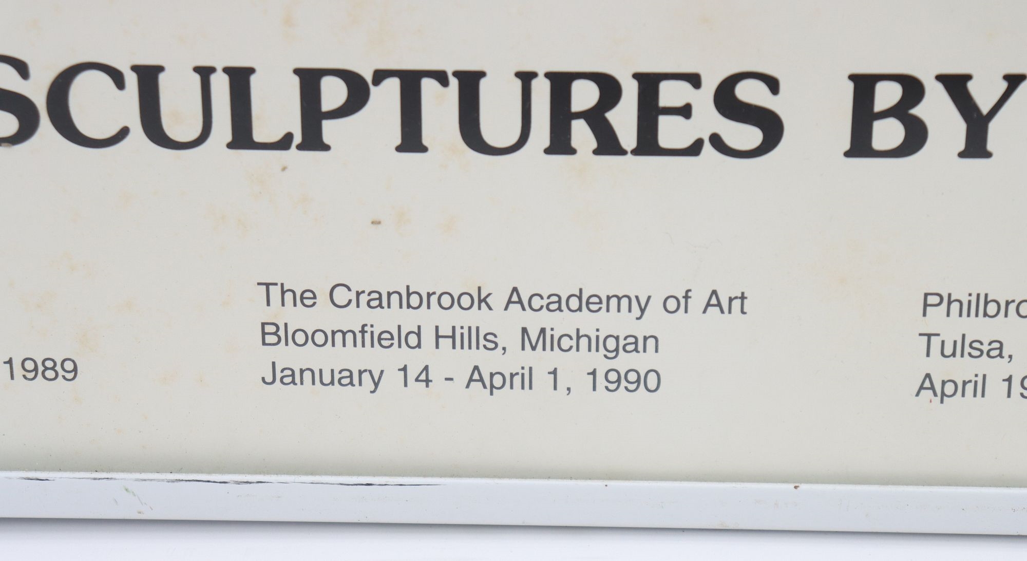 Artwork by Duane Hanson, Two of the artist's stunningly lifelike figures as bored tourists in a tropical paradise, Made of Poster