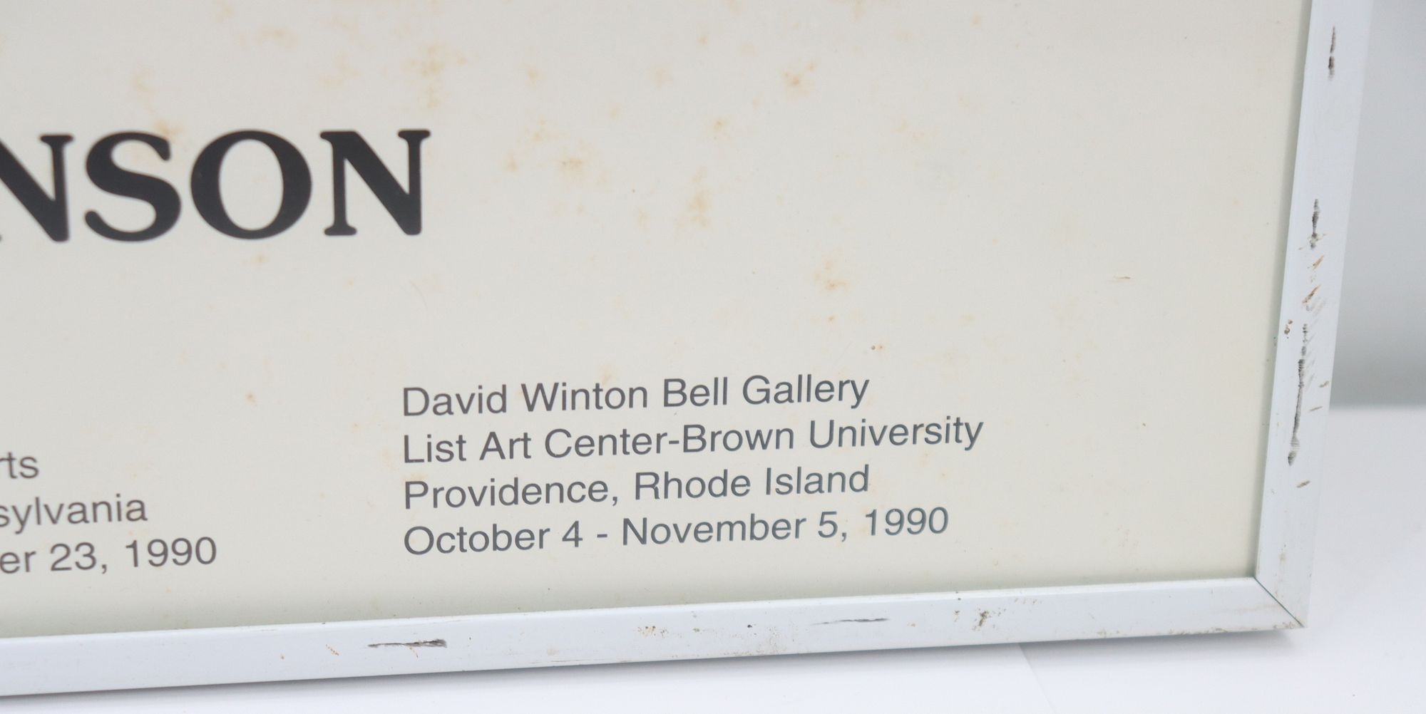 Artwork by Duane Hanson, Two of the artist's stunningly lifelike figures as bored tourists in a tropical paradise, Made of Poster