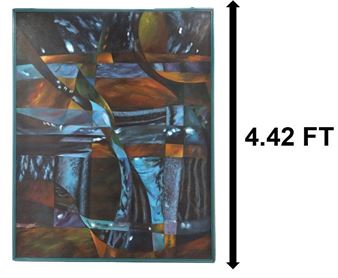 Mid Century American Abstract Painting - Joan Lenfest