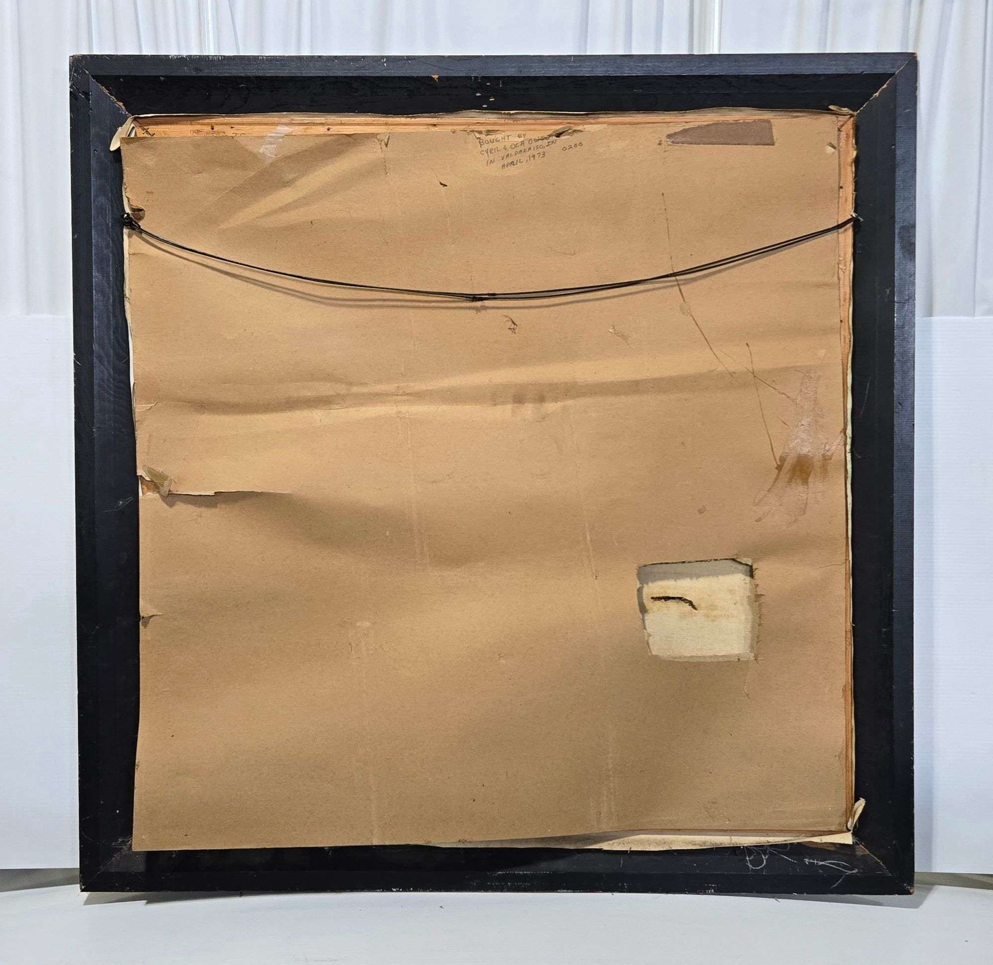 Artwork by Rose Varela, D) Wood framed painting by Rose Varela, Made of painting by Rose Varela.
Painting