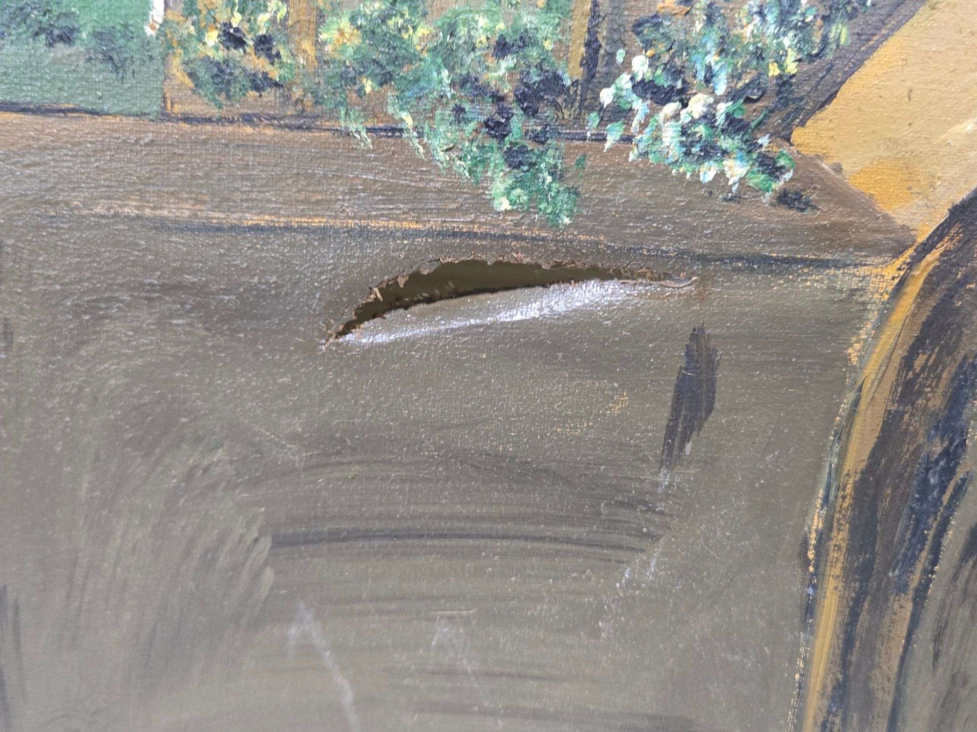 Artwork by Rose Varela, D) Wood framed painting by Rose Varela, Made of painting by Rose Varela.
Painting