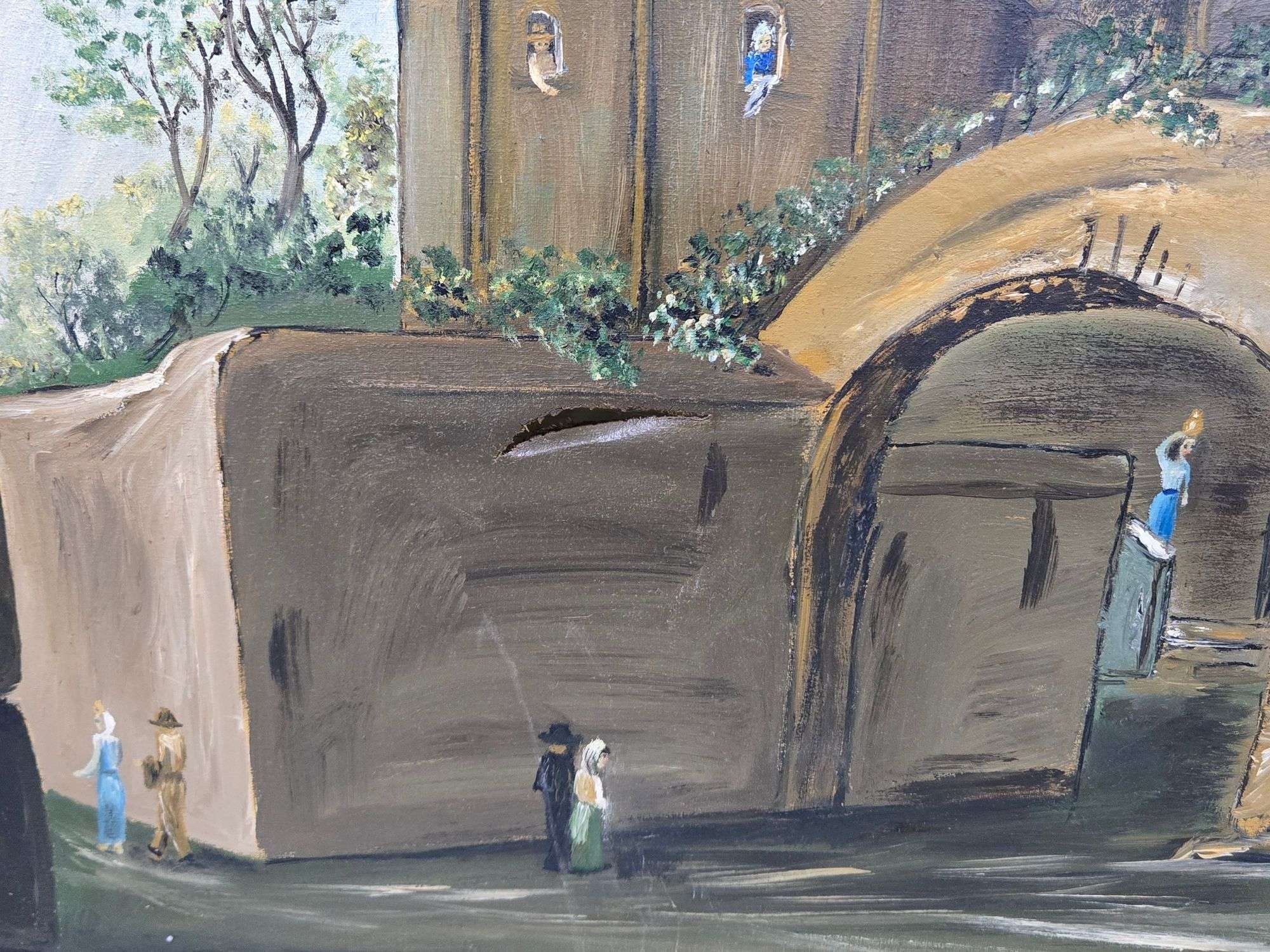 Artwork by Rose Varela, D) Wood framed painting by Rose Varela, Made of painting by Rose Varela.
Painting