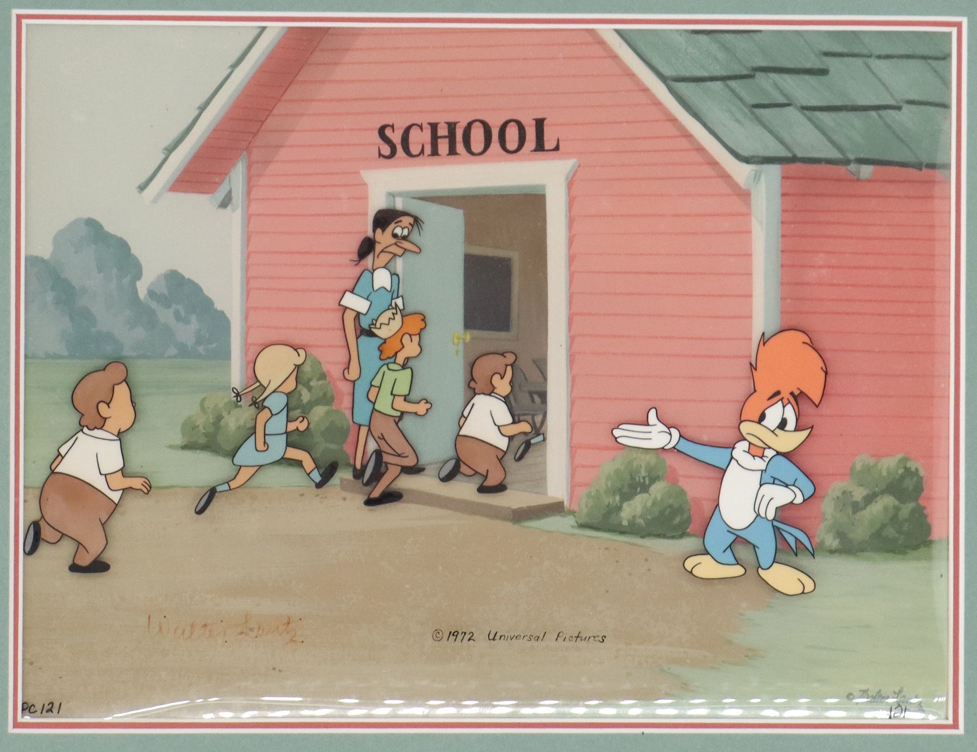 Walter Lantz | Woody Woodpecker Animation Cell (1972) | MutualArt