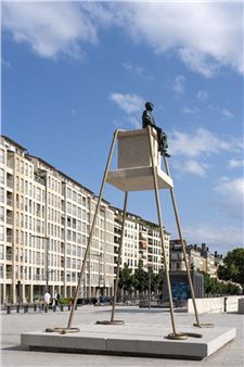 Philippe Ramette's New Public Sculpture in Lyon