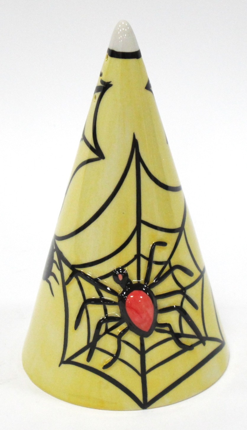 Artwork by Lorna Bailey, Lorna Bailey Rare Prototype Spiders Webb Sugar Shaker