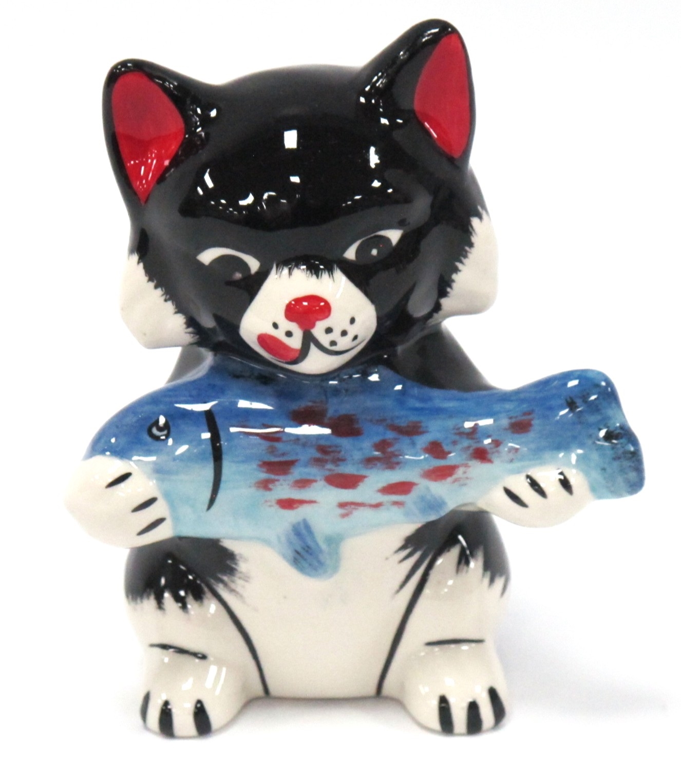 Artwork by Lorna Bailey, Pikey The Cat