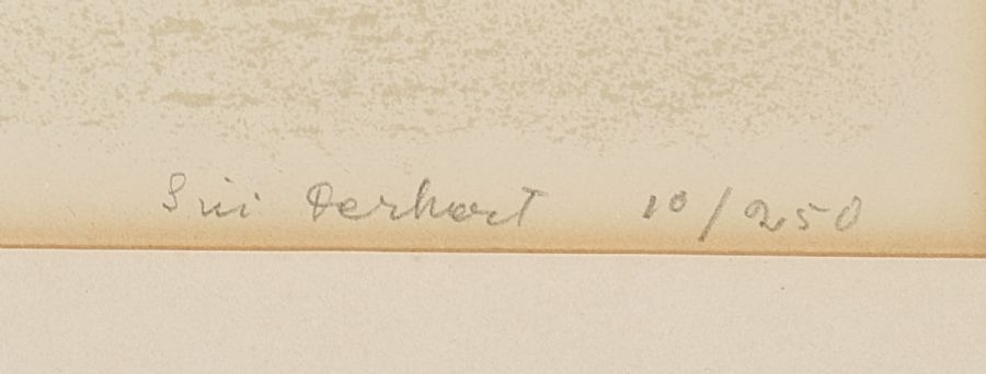 Artwork by Siri Derkert, Sweden. Signed, Made of colored lithograph