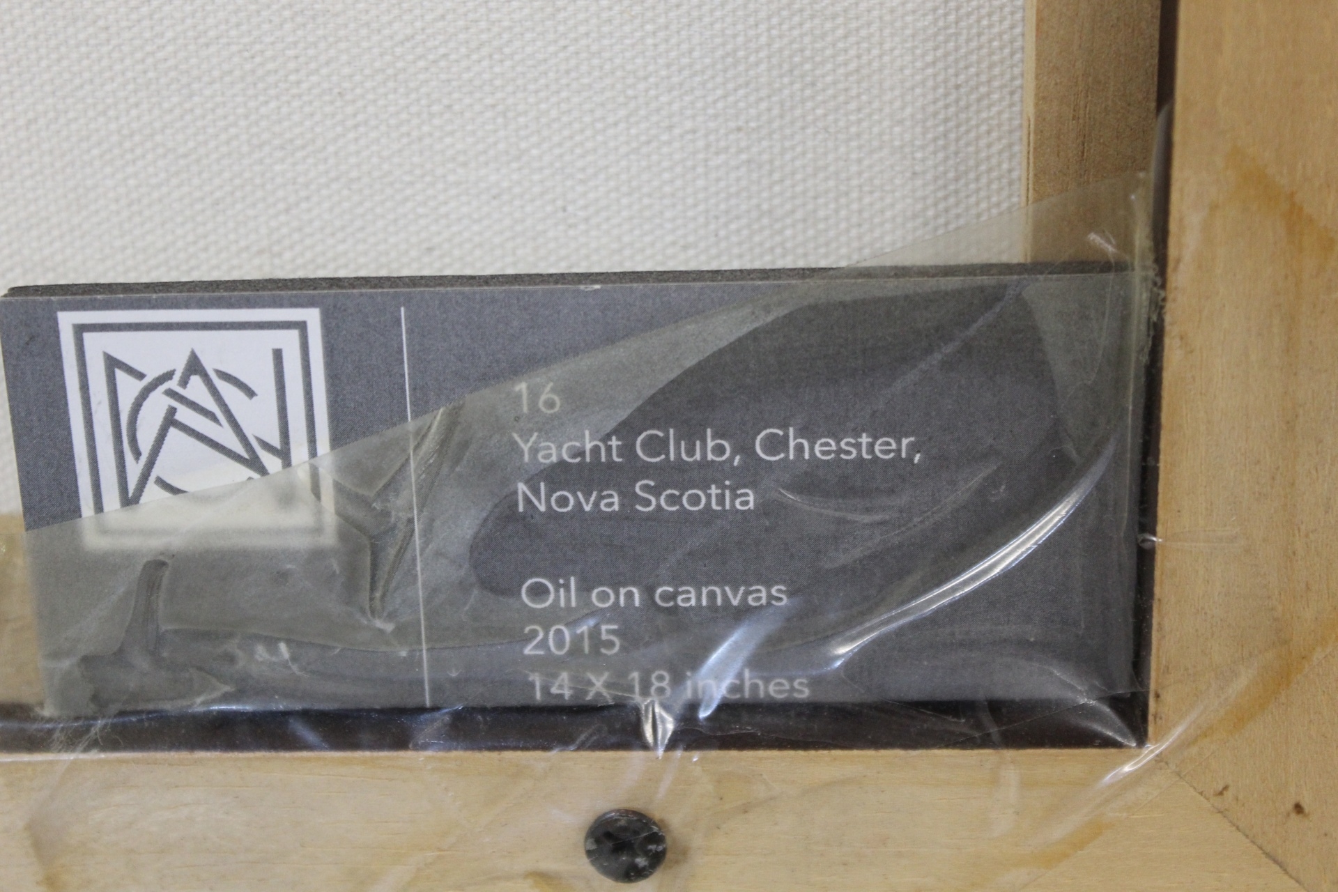 Artwork by Robert Seyffert, Chester yatch club; Horse at barn, Made of Oils on canvas