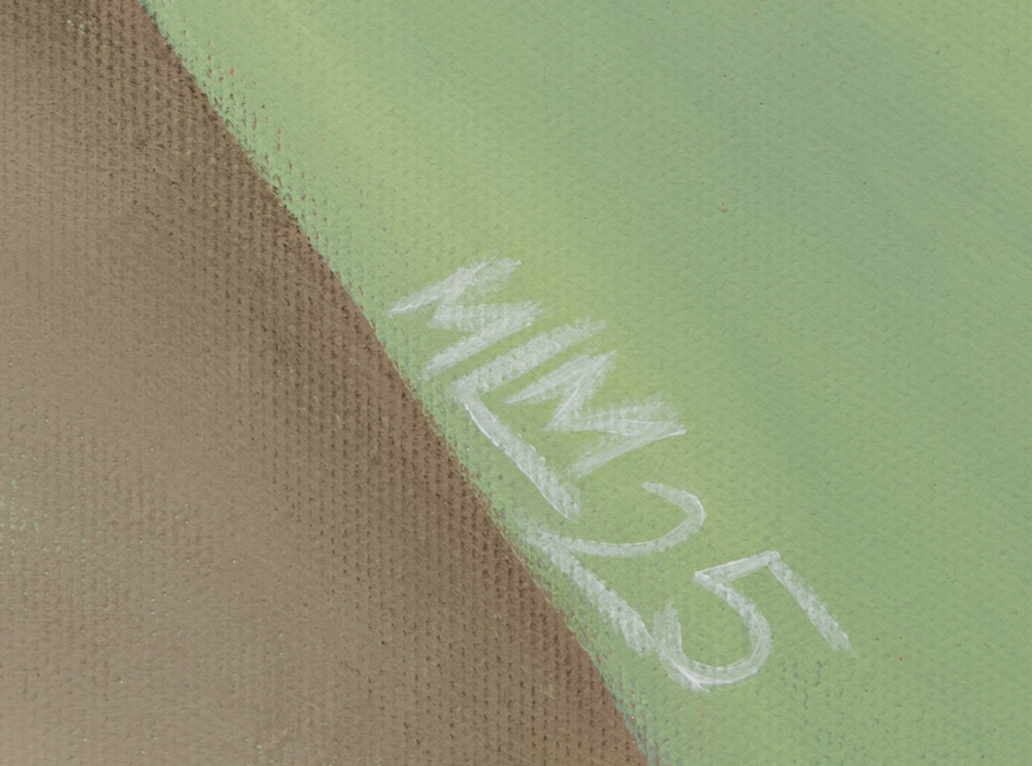 Artwork by Magdalena Magiera, Harmony" from the "Myland" series, Made of acrylic, pastel, crayon/canvas