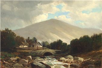 Mountain Landscape - Joseph Antonio Hekking
