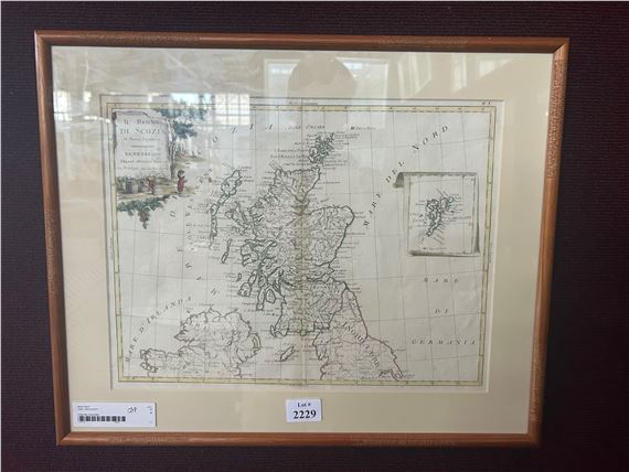 Antique Map of Great Britain - Antonio Zatta