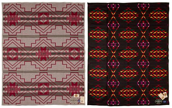 Two Ramona Sakiestewa for Pendelton Limited Edition wool blankets - Ramona Sakiestewa