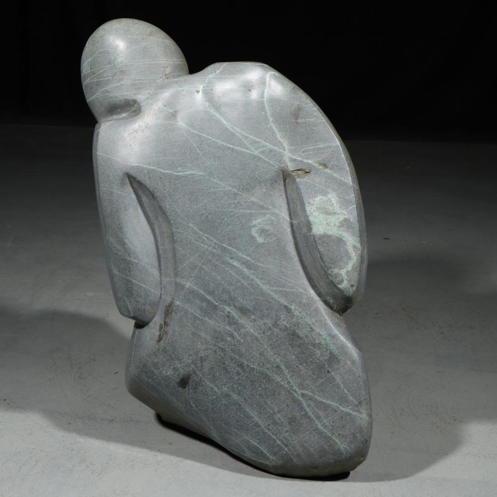 Mavis Mabwe | seated male figure | MutualArt