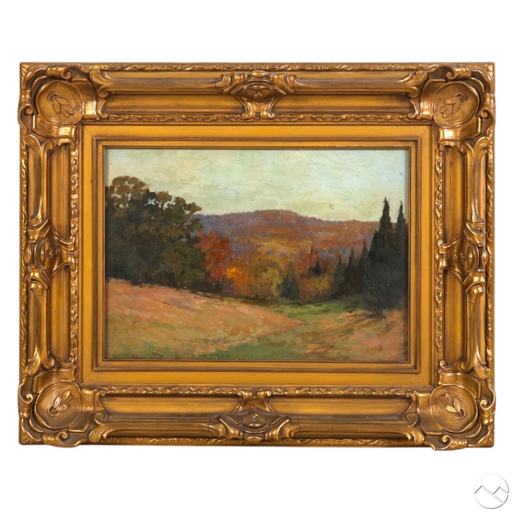 Artwork by James Goodwin McManus, Landscape Painting, Made of oil on board
