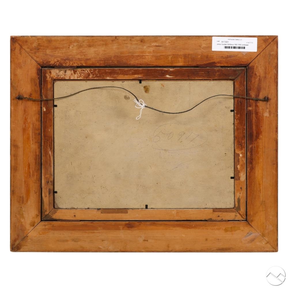 Artwork by James Goodwin McManus, Landscape Painting, Made of oil on board