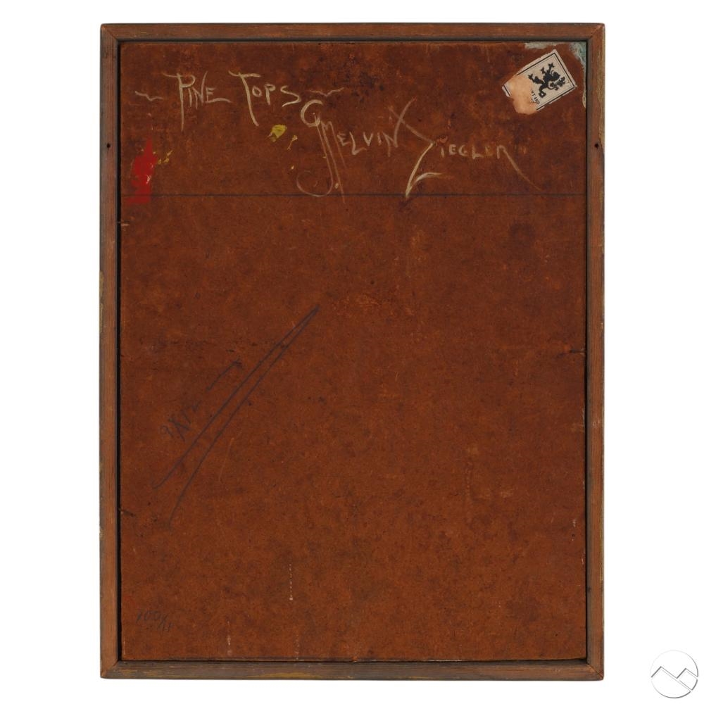 Artwork by J. Melvin Ziegler, Pine Tops, Made of Oil on board