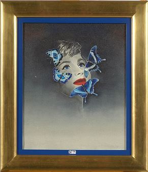 Visage aux papillons - Jean Marembert