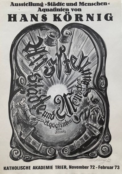 Artwork by Hans Körnig, Akademie Trier, Made of lithograph