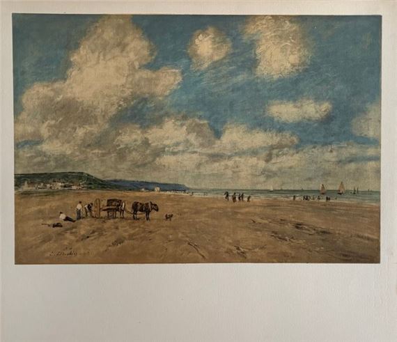 EUGENE BOUDIN、Paturage Eugène Louis Boudin | Environs d'Honfleur, paturage (1854