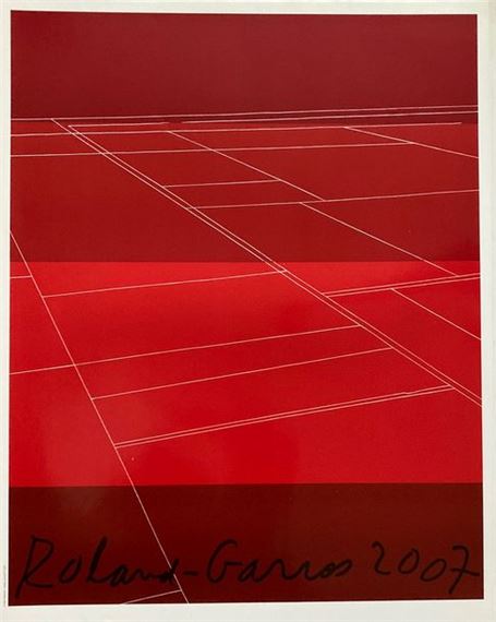 Roland-Garros 2007 poster by Kate SHEPHERD