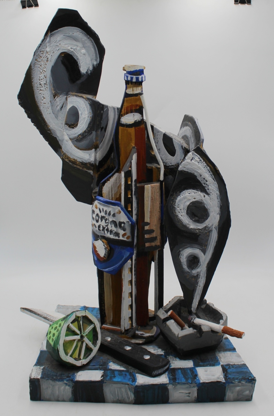 Artwork by David Bates, DAVID BATES (African-American, b, Made of Painted aluminum