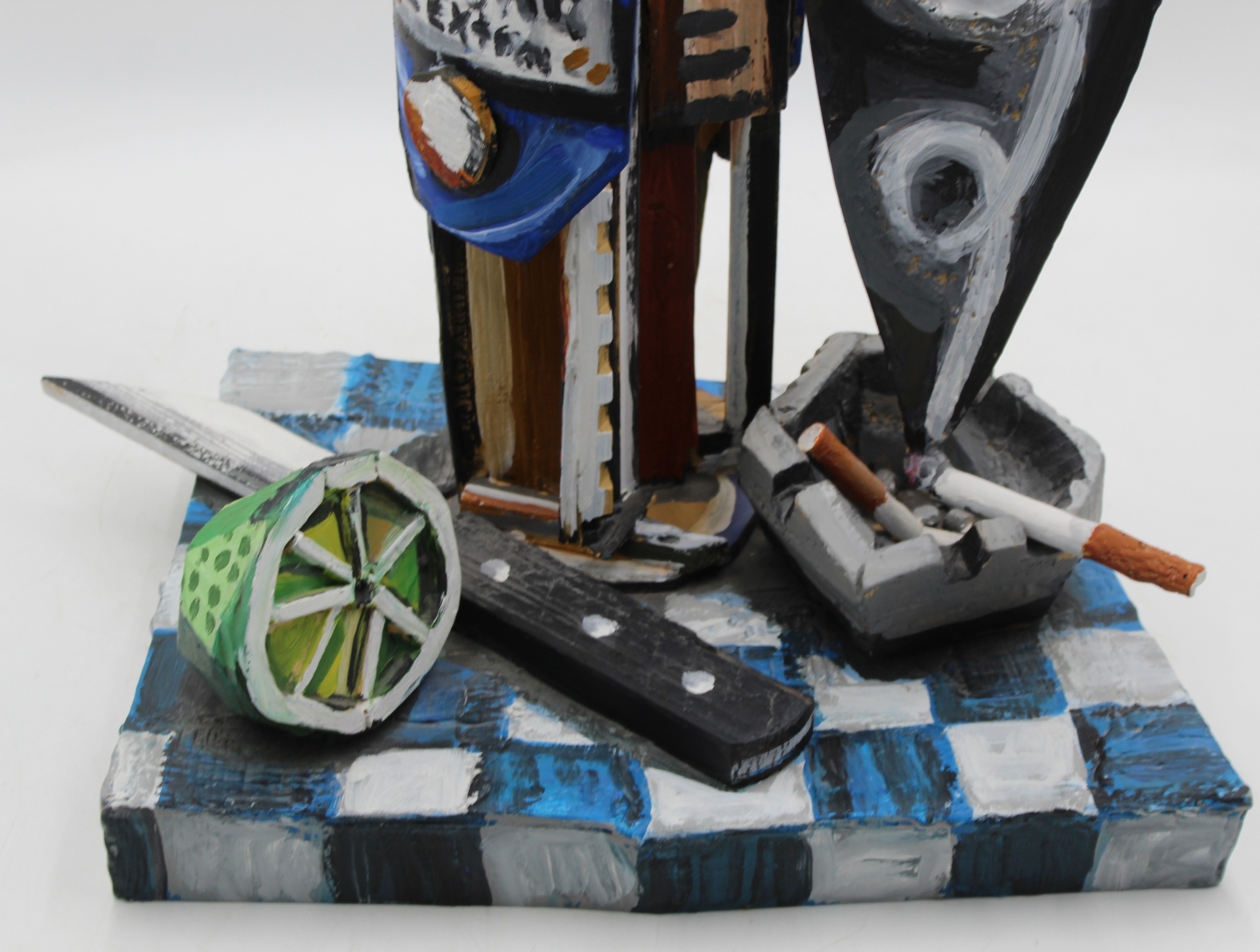 Artwork by David Bates, DAVID BATES (African-American, b, Made of Painted aluminum