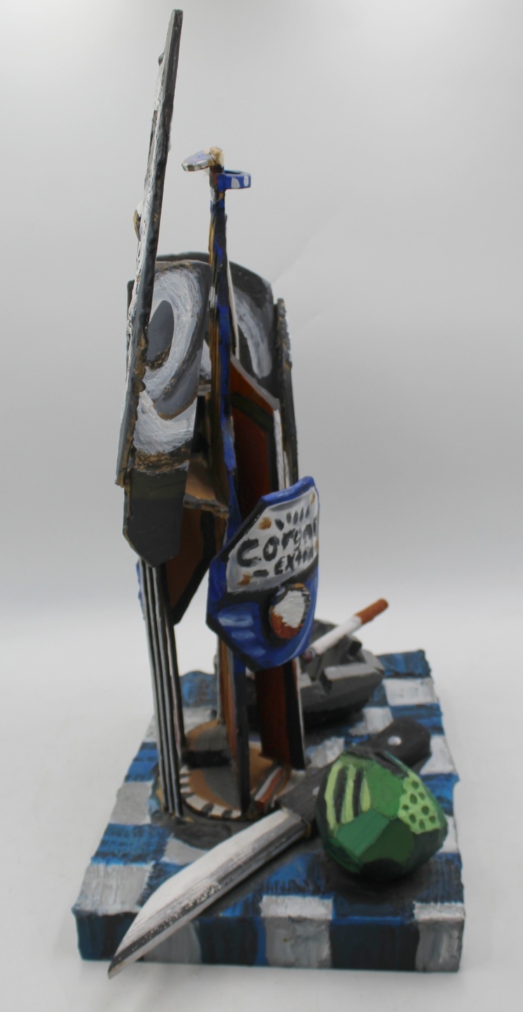 Artwork by David Bates, DAVID BATES (African-American, b, Made of Painted aluminum