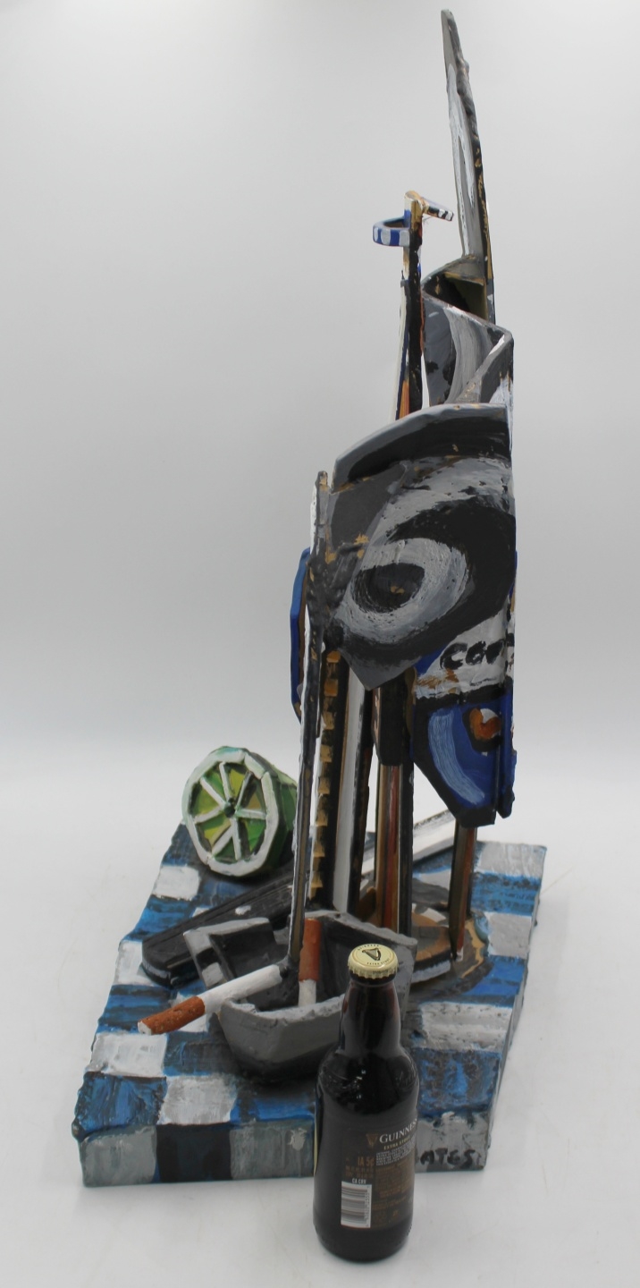 Artwork by David Bates, DAVID BATES (African-American, b, Made of Painted aluminum