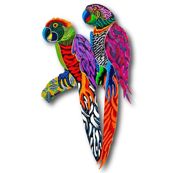 Two Parrots by Patricia Govezensky