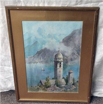 label to reverse gilt - Henry Richard Beadon Donne