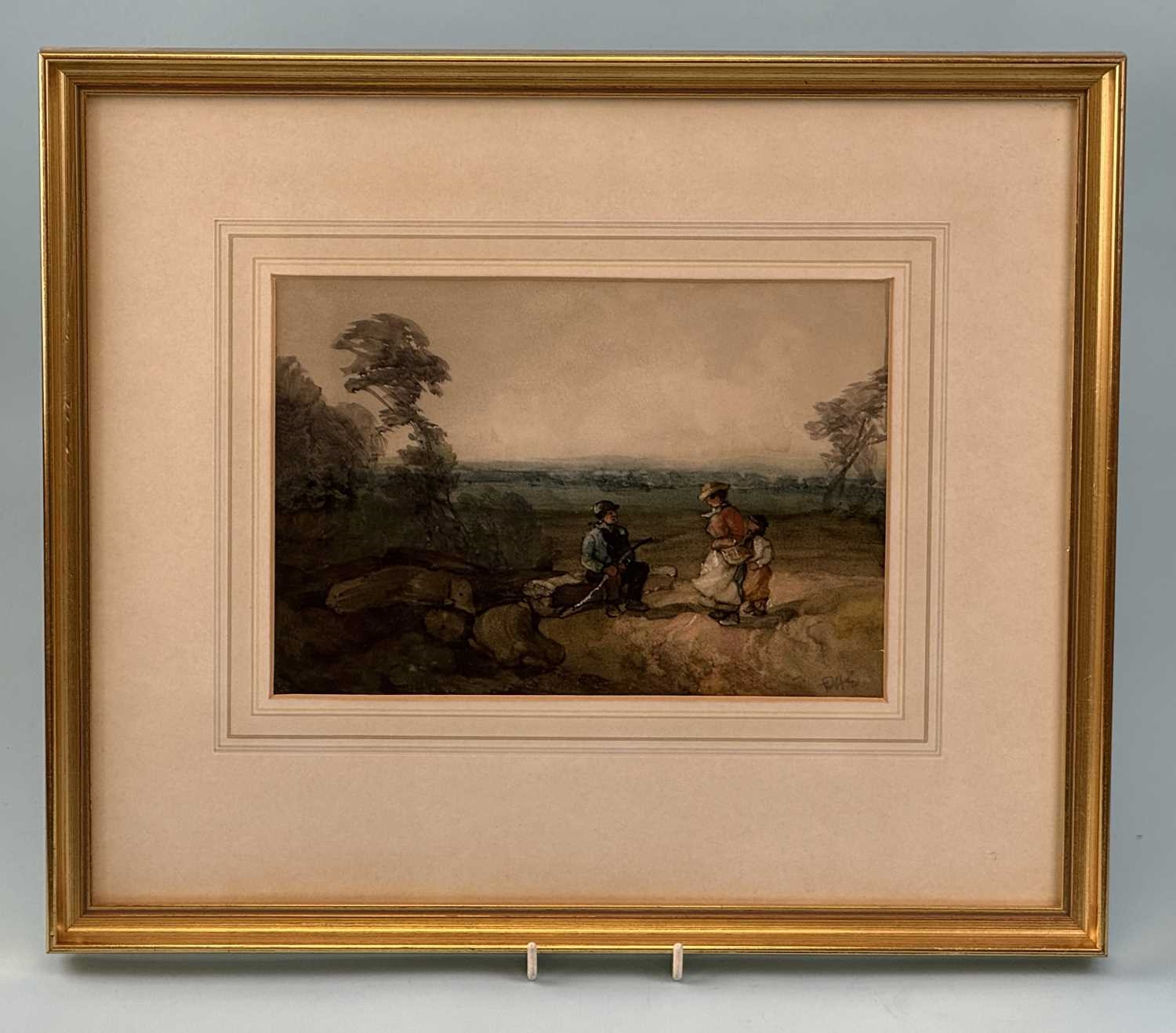 Artwork by Paul H. Ellis, The Meeting Place, Made of watercolours