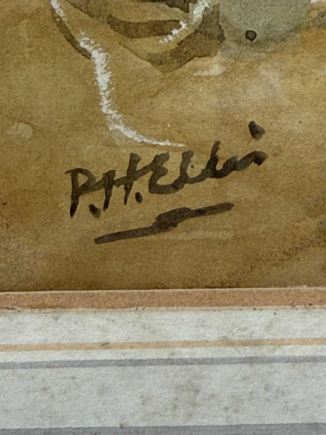 Artwork by Paul H. Ellis, The Meeting Place, Made of watercolours