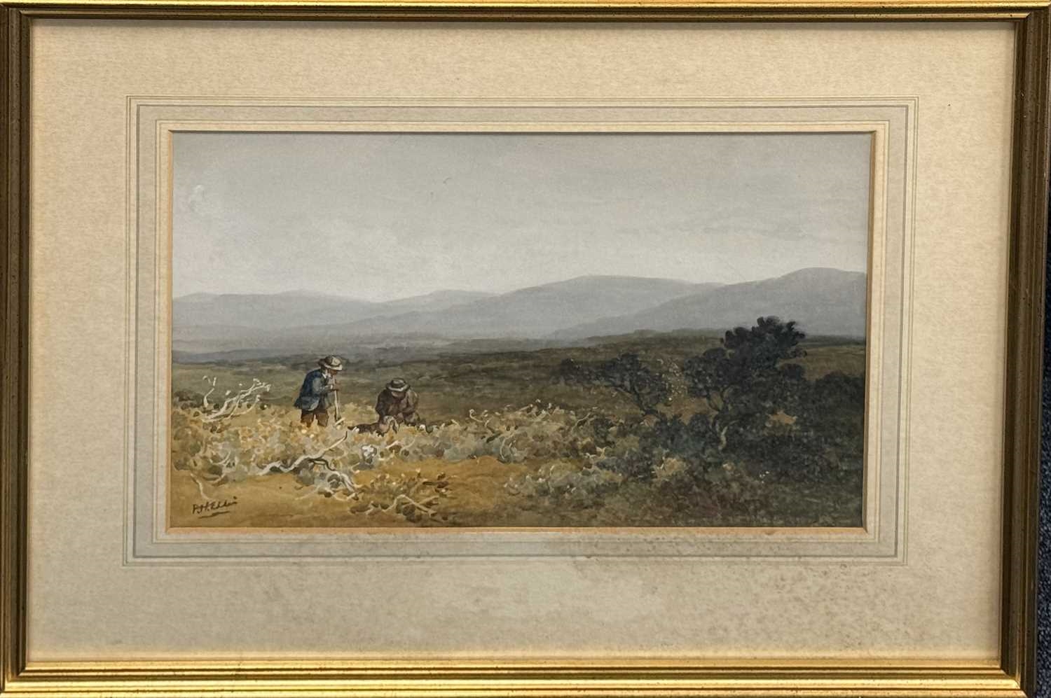 Artwork by Paul H. Ellis, The Meeting Place, Made of watercolours