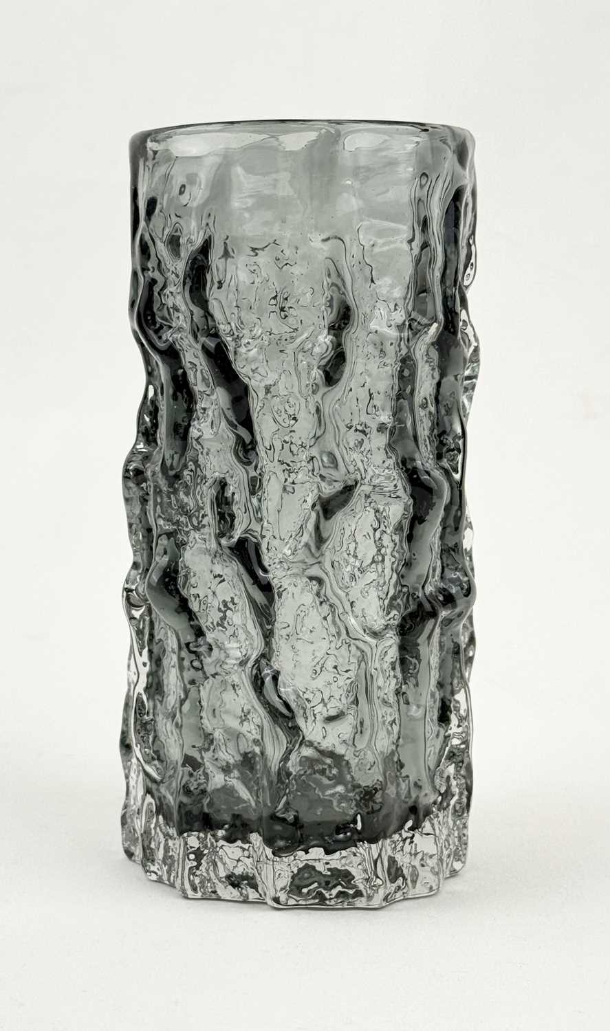 Artwork by Geoffrey Baxter, WHITEFRIARS TEXTURED GLASS VASE, Made of glass