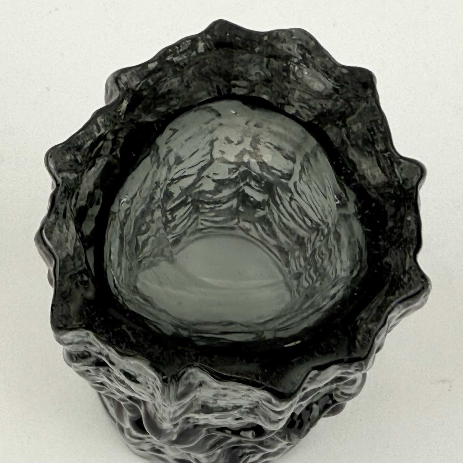 Artwork by Geoffrey Baxter, WHITEFRIARS TEXTURED GLASS VASE, Made of glass