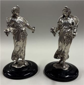 A pair of figural sculptures - Samuel Saltmarsh