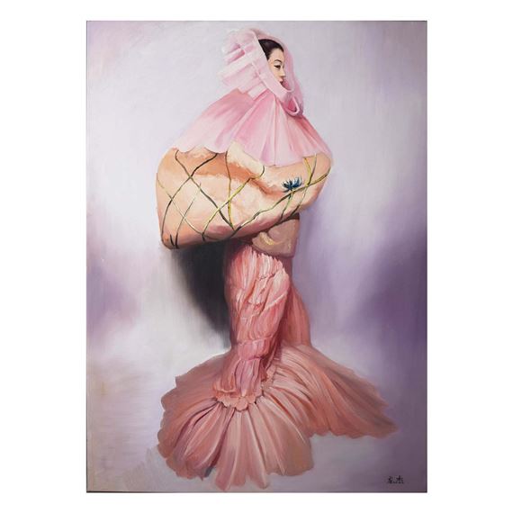 A FULL LENGTH PORTRAIT OF A FIGURE - Jin Long Jie