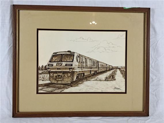 VIA LRC Train - Jim Hutchings