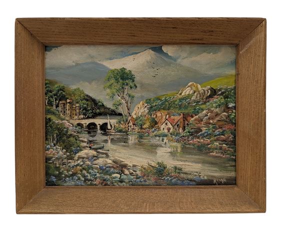 Rima | 20TH CENTURY CONTINENTAL OIL ON BOARD LANDSCAPE | MutualArt