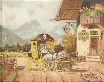 Die Postkutsche - Karl Rohrhirsch