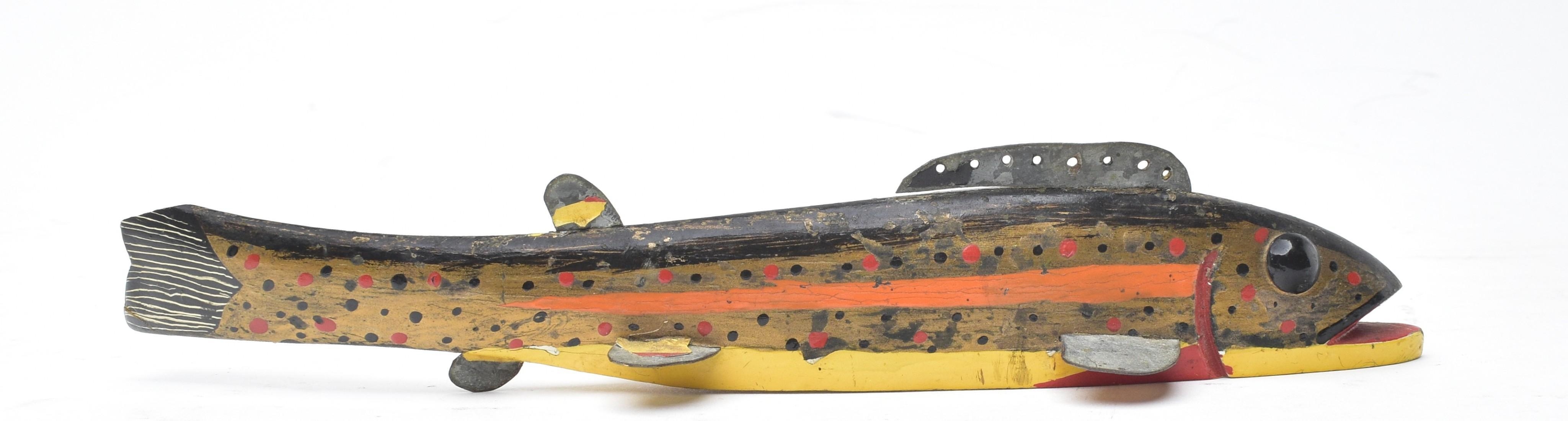 Delbert Edwards | Trout fish spearing decoy | MutualArt