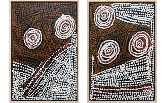 Rockholes near the Olgas - Bill Whiskey Tjapaltjarri