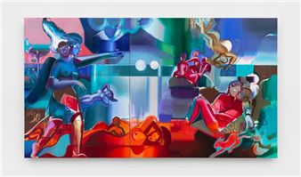 Katherina Olschbaur: I Spend All Day Waiting for the Night - Perrotin, New York