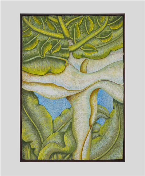 Emma Reyes: Naturaleza Muerta Resucitando - Galerie Crèvecoeur, Paris (Cascades)