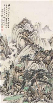 Secluded Residence in the Mountains - Zhang Shiyuan