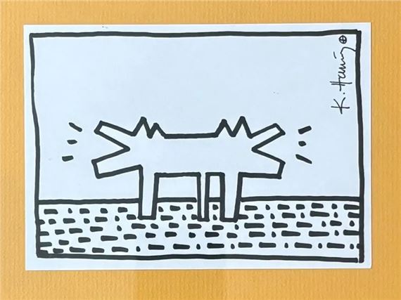Keith Haring | Barking Dog (1986) | MutualArt