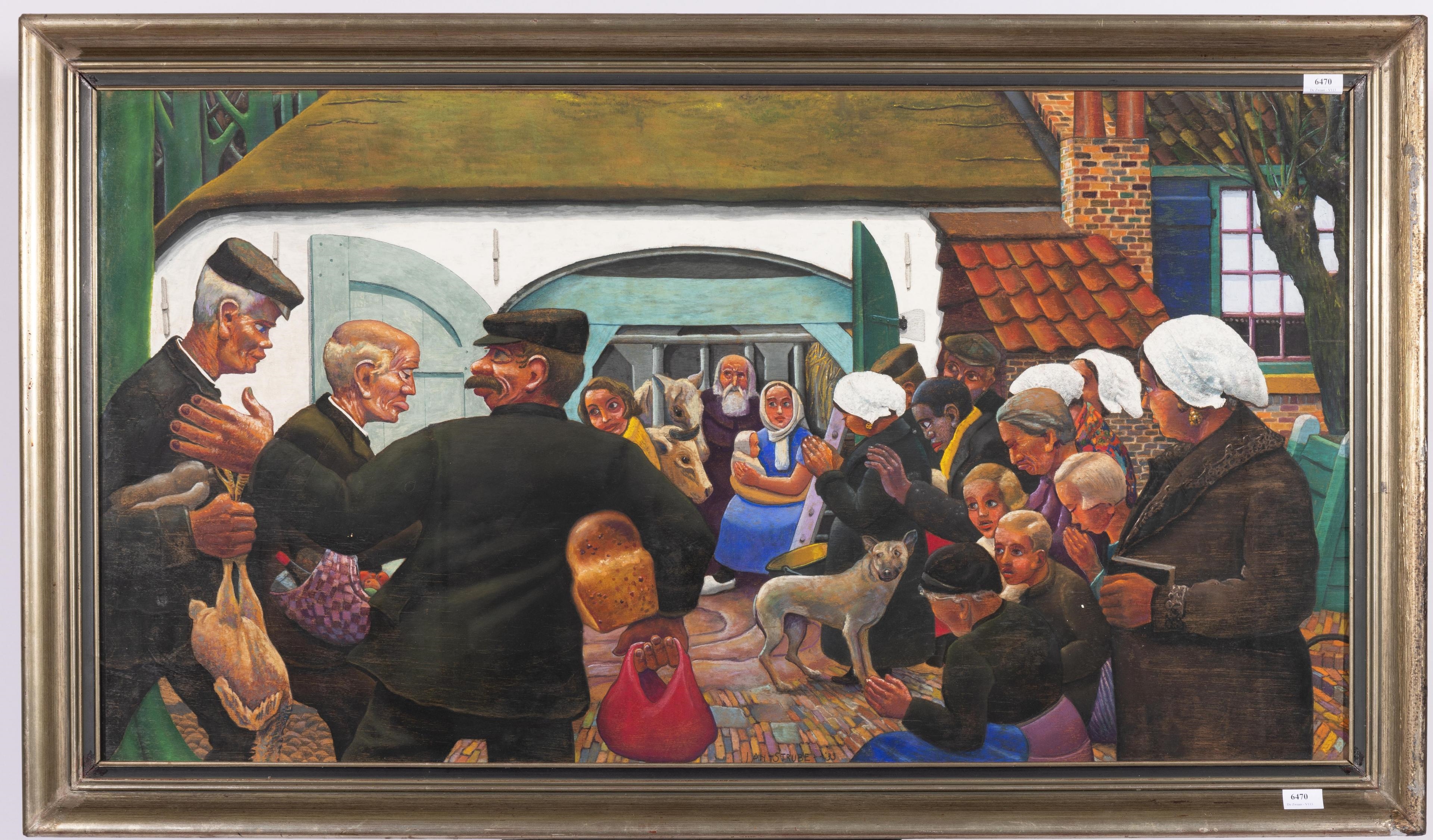 Jan Strube | Kindeke Jezus in Brabant (aanbidding der Koningen (1933 ...